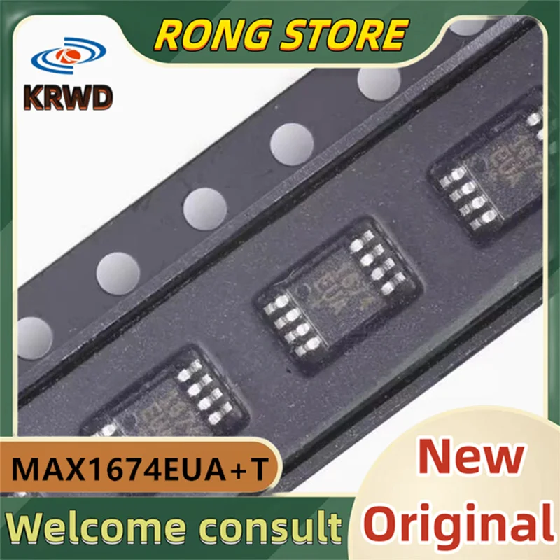 5PCS 1674EUA New Original MAX1674EUA+T MAX1674EUA  DC-DC MSOP8
