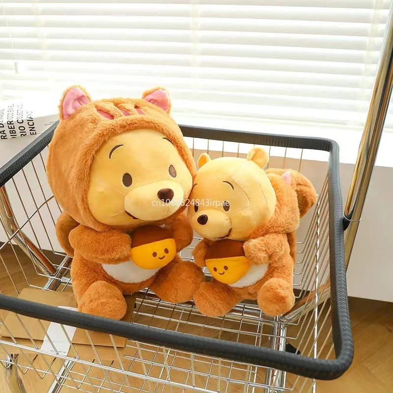 Peluche Disney Winnie l'Ourson au Beurre, Ours Doux et Mignon, Meilleur Cadeau d'Anniversaire pour Enfant, Jeune Fille