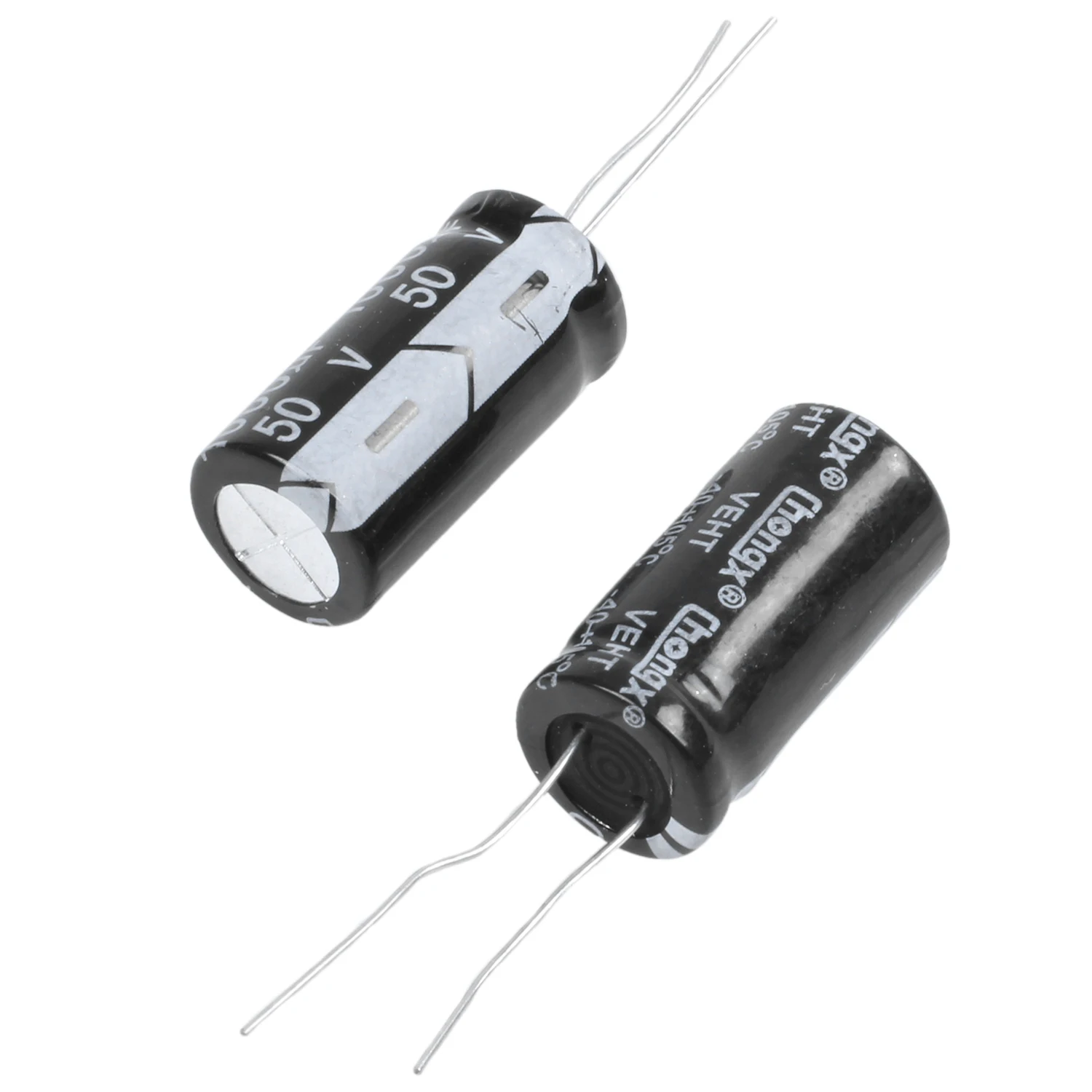 Radial electrolytic capacitor 50 V 1000 u F 105 C 25 x 13 mm - Black (2