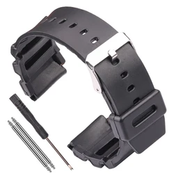 Rubber Watch Strap 18mm 20mm 22mm Sport Diving Military Silicone Band Black Electronic Wristwatch Accessories