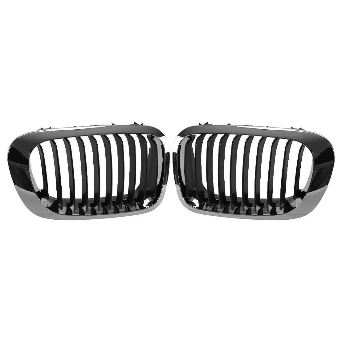 51138208684 51138208683 51138208685 51138208686 1 Pair Front Bumper Hood Grilles Fit for BMW 3 E46 M3 Cabrio Coupe