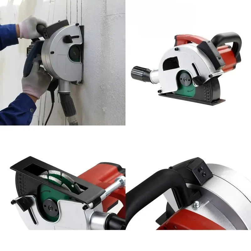 Electric Wall Chaser Concrete Grooving Saw Brick Cutter Slotting Machine