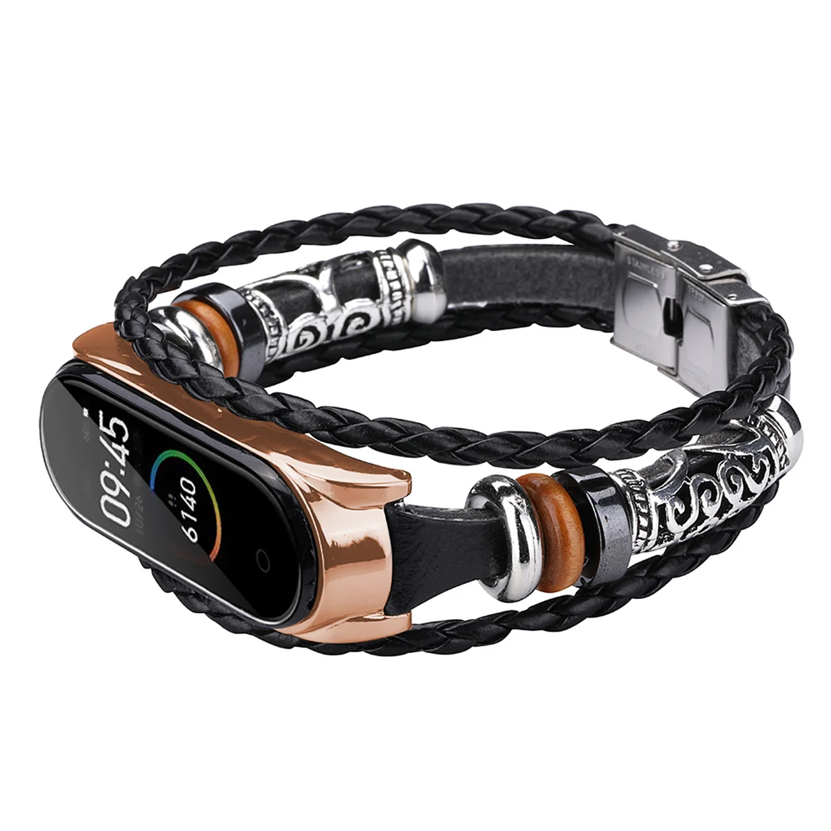 سوار بديل بنمط ريترو متوافق مع سوار معصم 4 عالي الجودة سوار بديل للرياضة #6