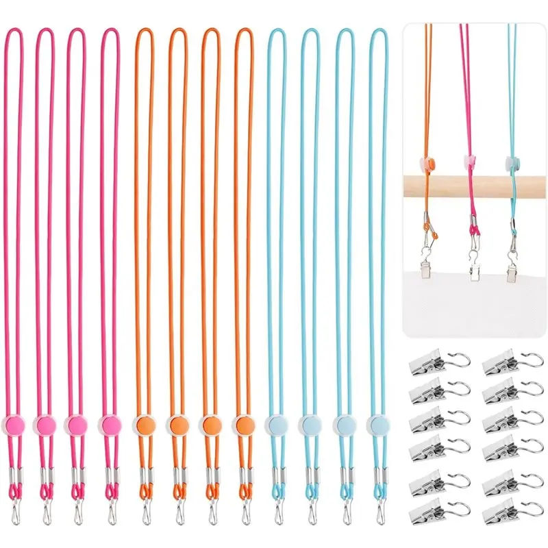 

Регулируемые боковые зажимы RMWIN, 12 шт., держатели для ткани, с 12 клипсами для вышивальных рамок, инструменты и принадлежности для шитья