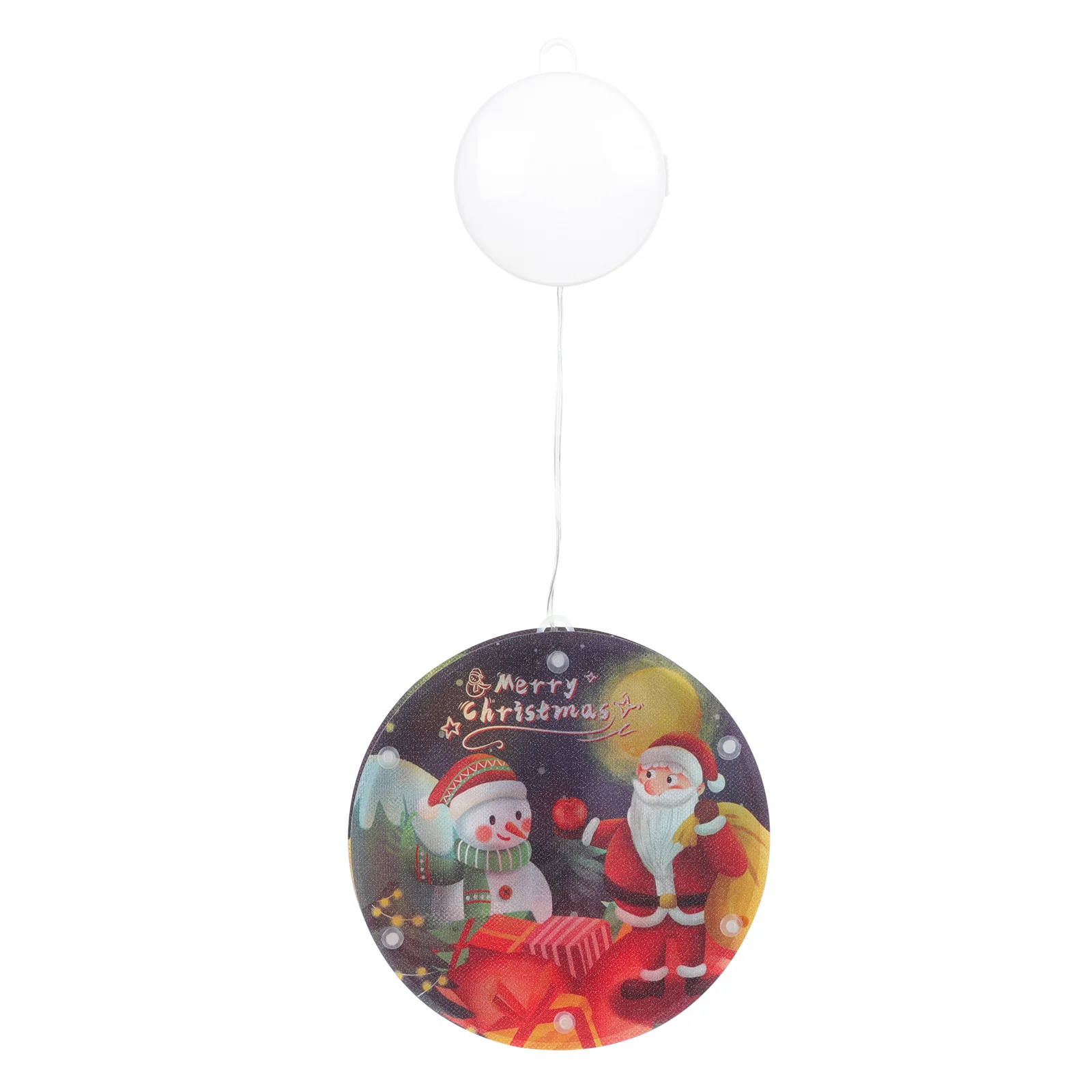 

Christmas Lights Xmas Showcase Decor Festive Decorative Santa Claus LED Fairy Pendant Hanging Lamp