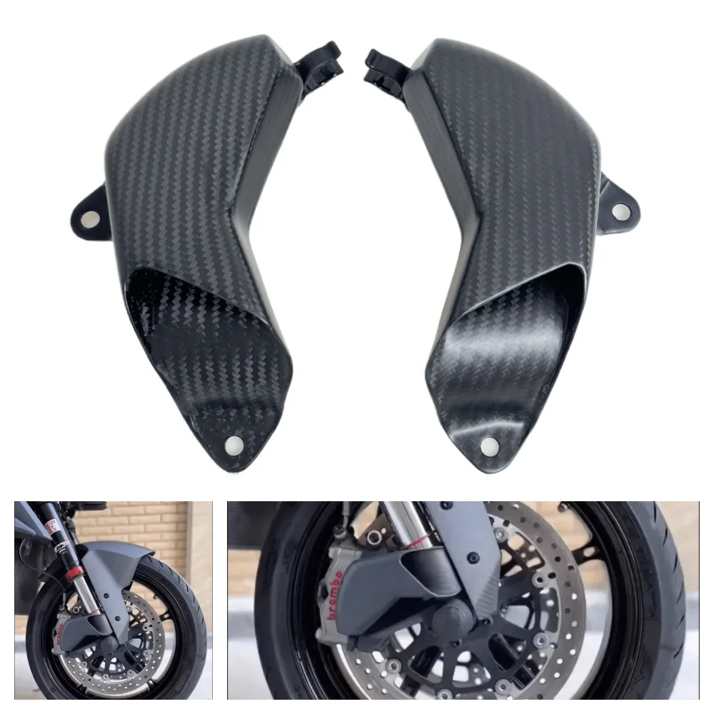 

For KTM 1290 1390 super DuKe R/RR/R EVO Carbon Fiber Motorcycle Front Brake Air Duct Caliper Radiator Cover Protecting decoratio