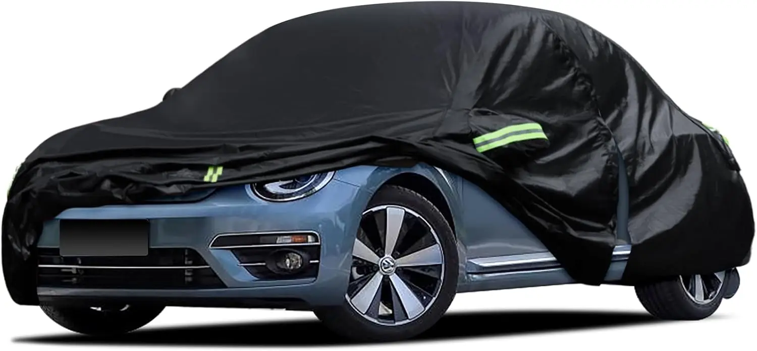 

Custom Fit Car Cover for Volkswagen Beetle 2-Door 1998-2019, Waterproof All-Weather Protection with Zipper
