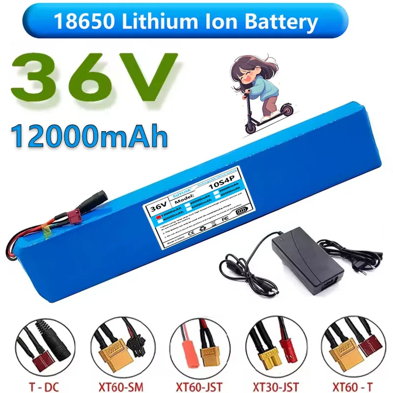 

Lithium-ion Rechargeable Battery 10S4P 36V 12000mAh 100% New, Suitable for Electrical Products Such As Scooter Batteries.