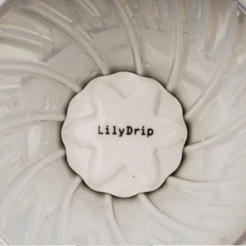 Lilydrip Ceramic LOTOS Pour Over Coffee Dripper Transformer Brewer Assistant Make Wave Paper Filter