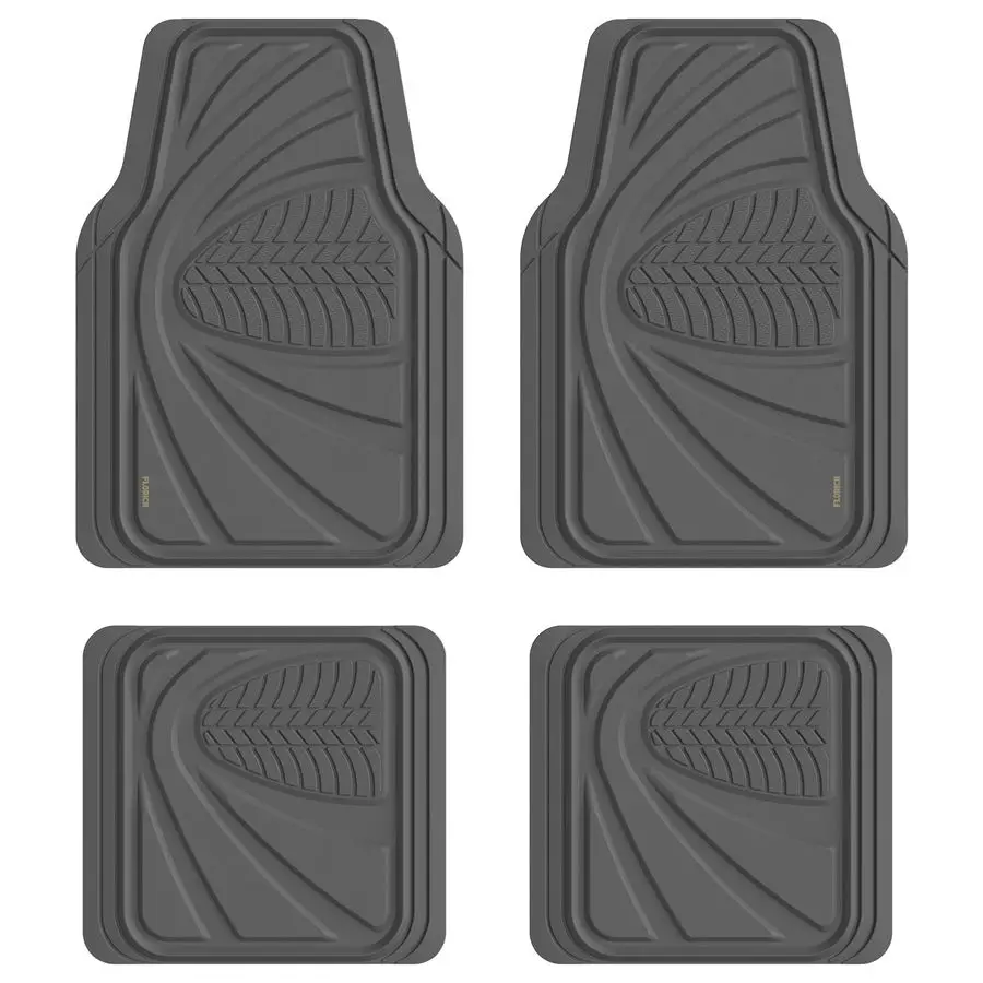 

Car Floor Mats, Waterproof Universal HeavyDuty 4 Pieces Rubber Floor Mats for Cars, Full Set Car Mats with AntiSlip Backing Fit