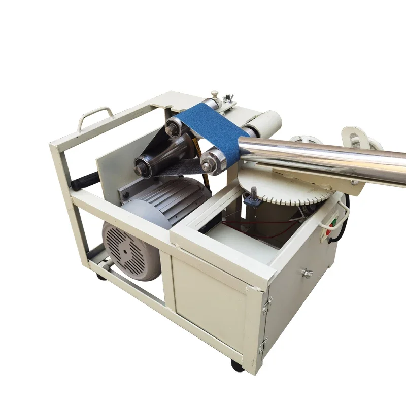 Electric beveling machine, stainless steel staircase convenient pipe grinding oblique square tube arc
