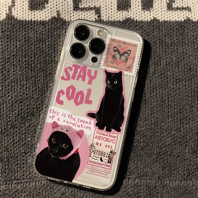 Black Cat Meme Sticker Collage - Travel Accessories Iphone 评论和价格