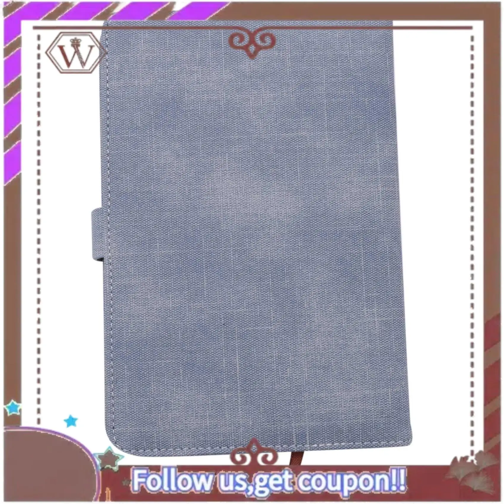 ล่าสุดรหัสผ่านกระดาษโน๊ตบุ๊คล็อคแบบพกพาหนังสือ PU ไดอารี่ล็อค Traveler Journal Weekly Planner โรงเรียนเครื่องเขียน