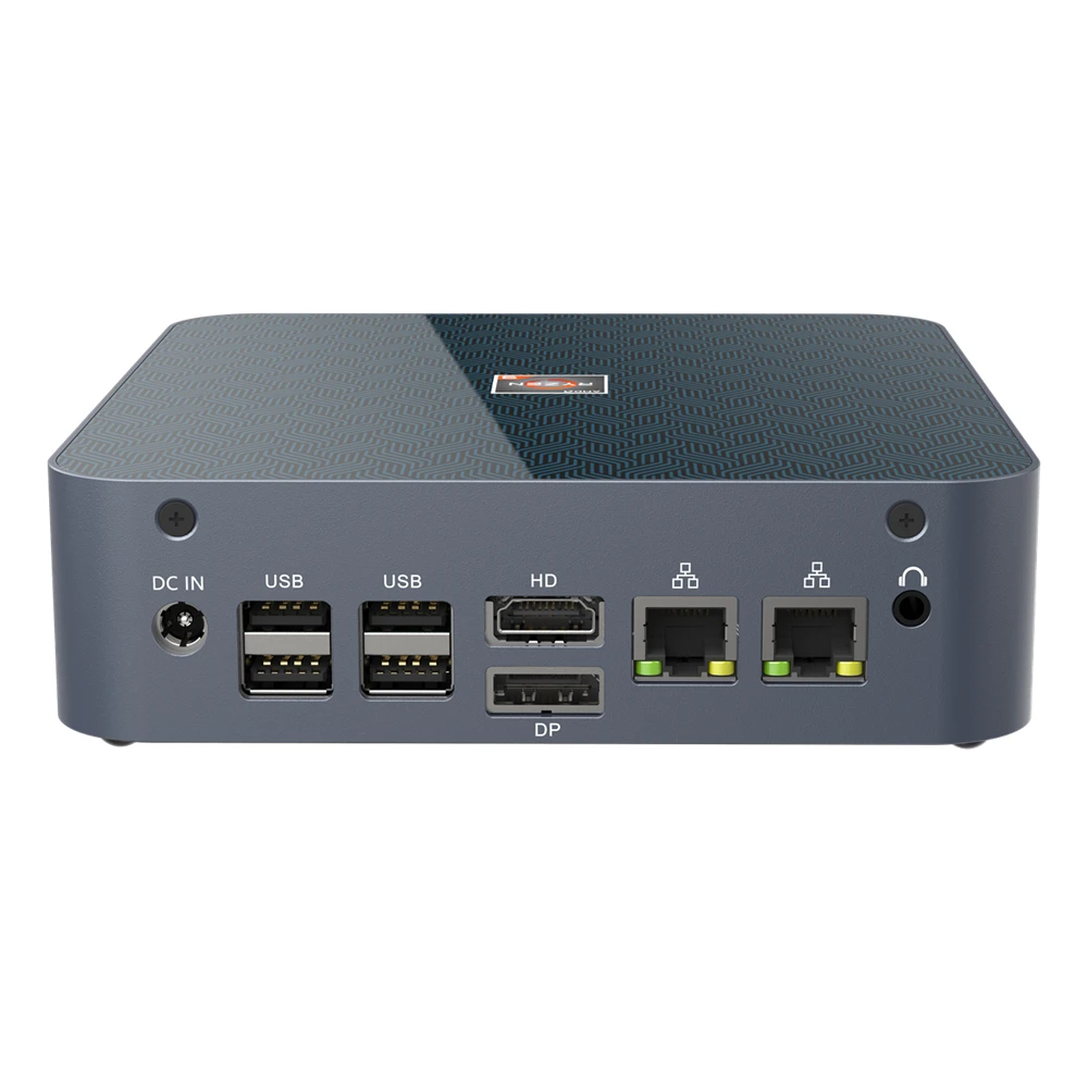 NUC 미니 PC AMD Ryzen 7 5800H 5 5600H 2 * DDR4 2 * M.2 NVMe SSD 2.5G LAN 마이크로 데스크탑 게이머 미니 컴퓨터, 3x4K 디스플레이 WiFi6E BT5.2