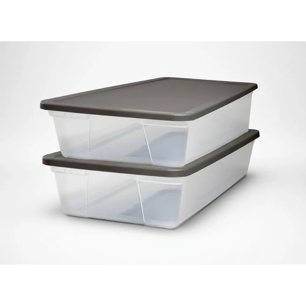 2-Pack Clear Plasti… - image