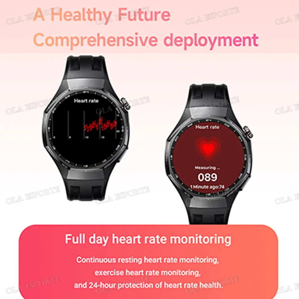 Sports Smart Watch Men Women HD Screen ECG+PPG Bluetooth Call GPS Tracker Heart Rate Monitor Waterproof SmartWatch 2026 New Ht22 - view 6