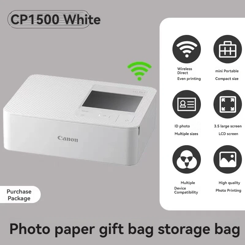 Photo Printer Wifi Home Wireless Mini Photo Printer Wash Photo Machine CP1500 Home Mini Printer