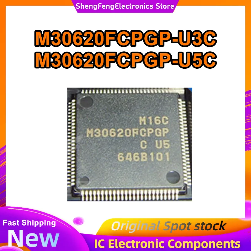 M30620FCPGP-U3C M30620FCPGP-U5C M30620FCPGP M30620 30620FCPGP QFP100 16-bit microcontroller chips in stock 1PCS/LOT