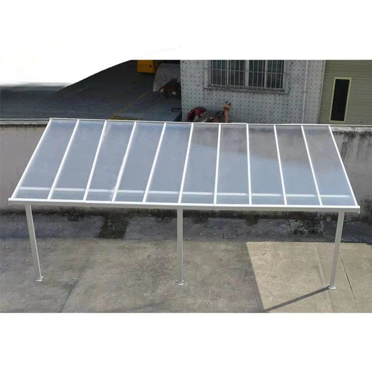 

Shed Rainproof Balcony Retractable Canopy Poly Black Door Canopy Awning Roof Aluminum Solar Polycae Outdoor