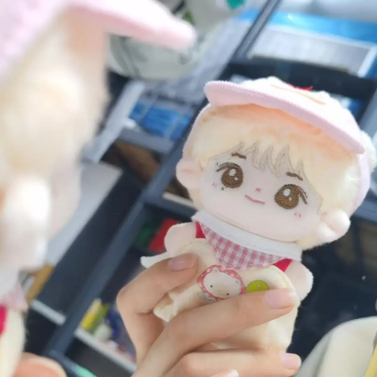 10 Cm Idol Doll Plush Stuffed 17 SEUNGKWAN Korean Men\'s Team Squinting Starfish Printed Body Keychain Fans Birthday Gifts Xmas