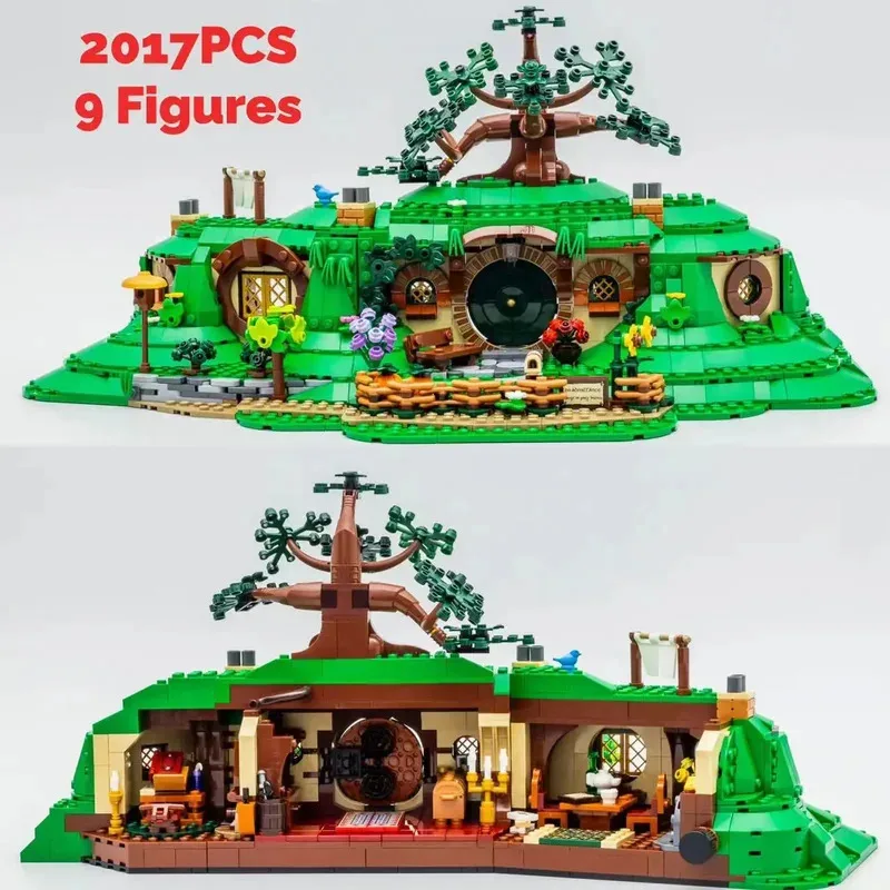 

New 2017pcs Creative Series Model Ornament Lord of the Rings Shire County Boy's Intelligence Assembly Building Block Toy Birthda