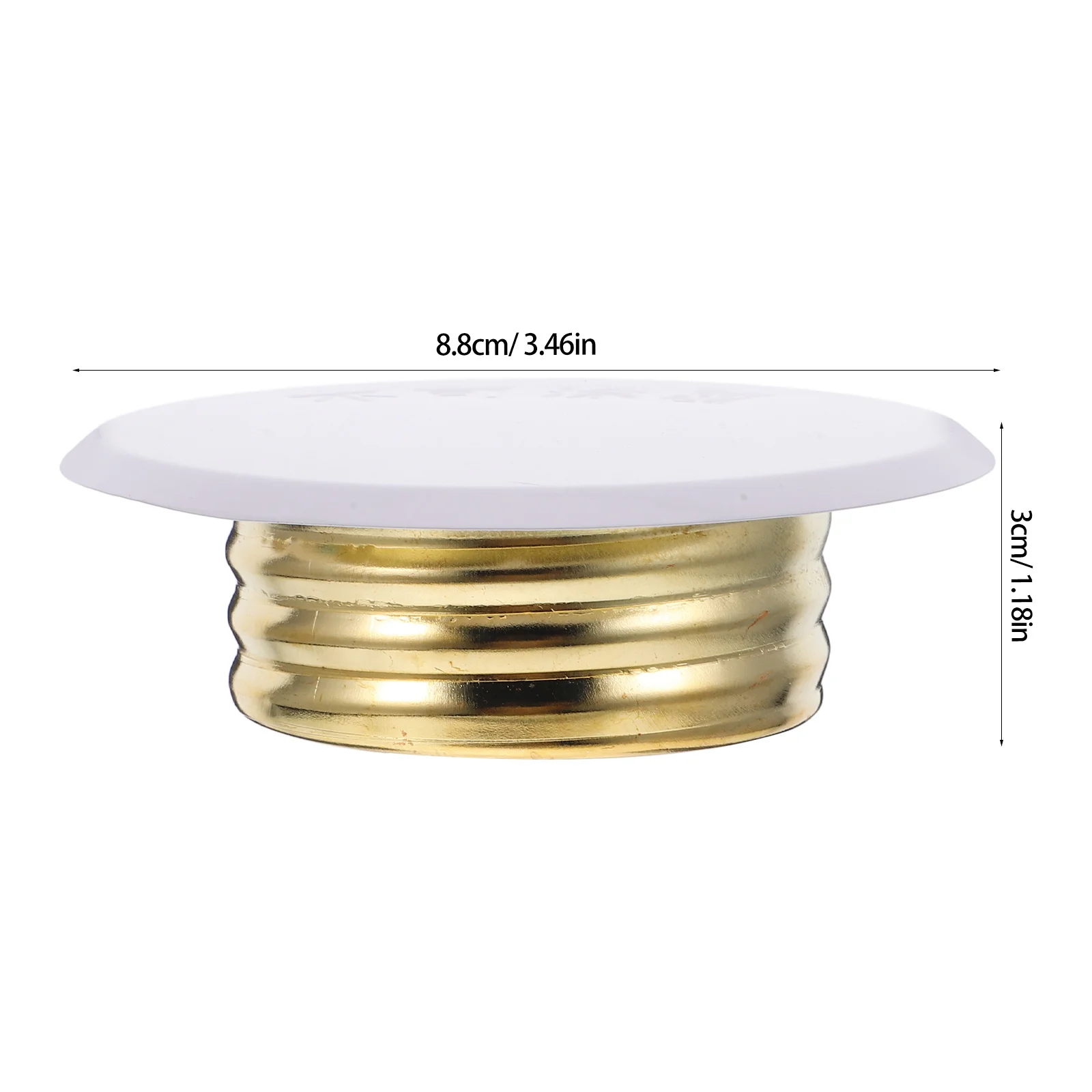 Concealed Fire Cover Plate Metal Ceiling Integration Durable Sprinkler Head Protector For Home Office Decorative Pipe