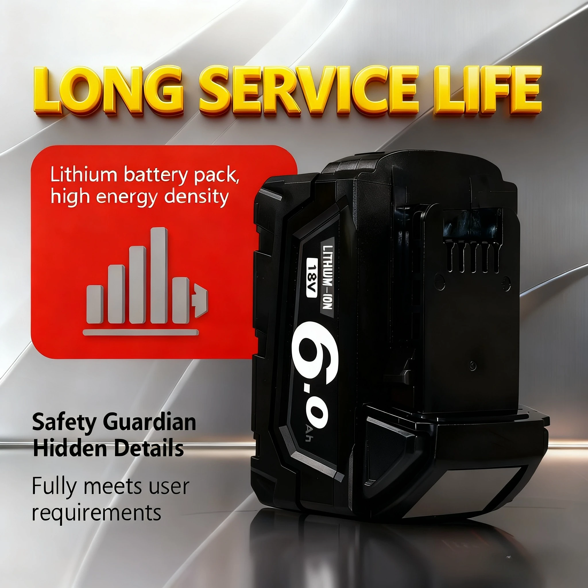 Pro Milwaukee M18 6000mAh 18V Li-ion dobíjecí baterie M18B5-XC pro Milwaukee 18V nářadí 6,0Ah Náhradní baterie 6A Nabíječka - náhled 2