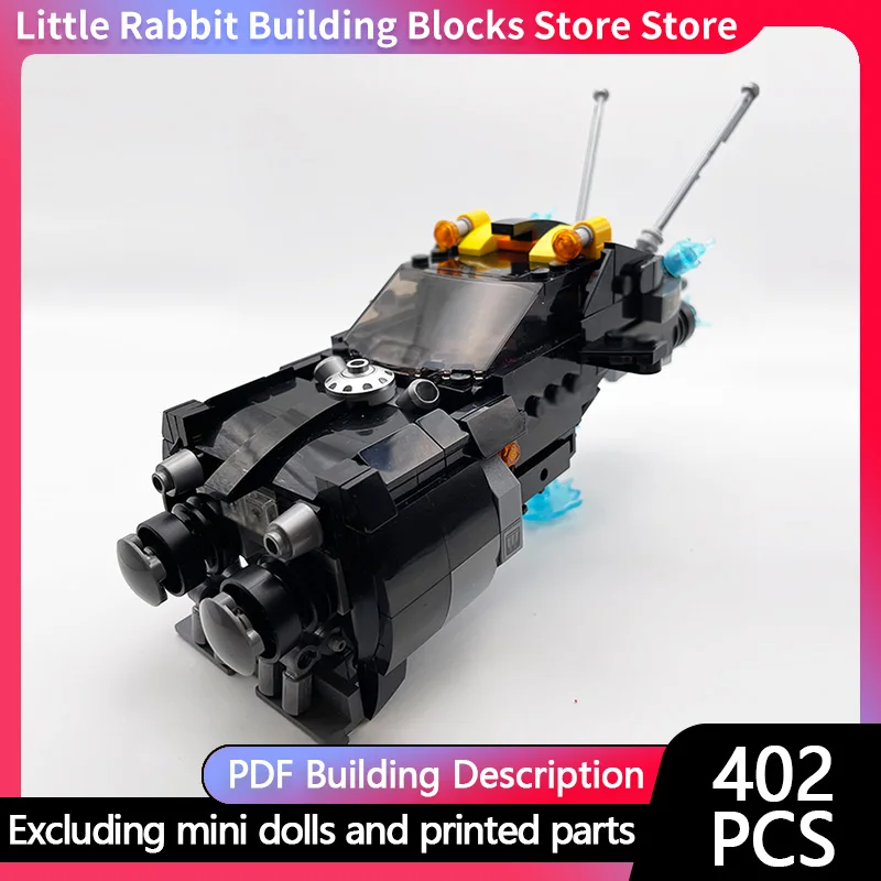 Popular Movie City Car Model MOC Building Bricks Battle Vehicle Modular Technology Children Holiday Gifts Assemble Toys Suit