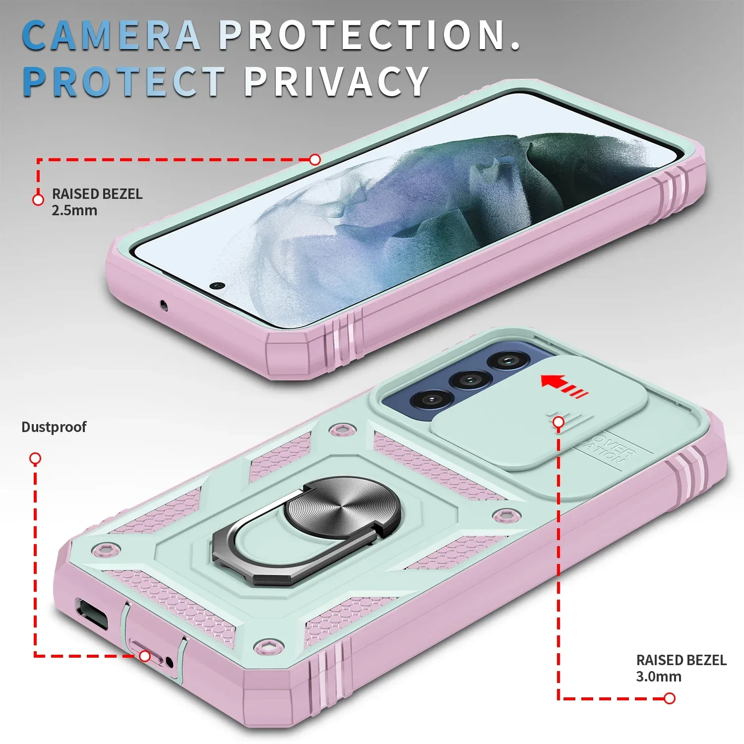 Protection Case for Samsung Galaxy S26 S25 FE S22 S23 S24 Ultra S21 S20 S22 Plus A17 A56 A36 A16 A55 A35 A54 A14 A34 A15 A52 A53