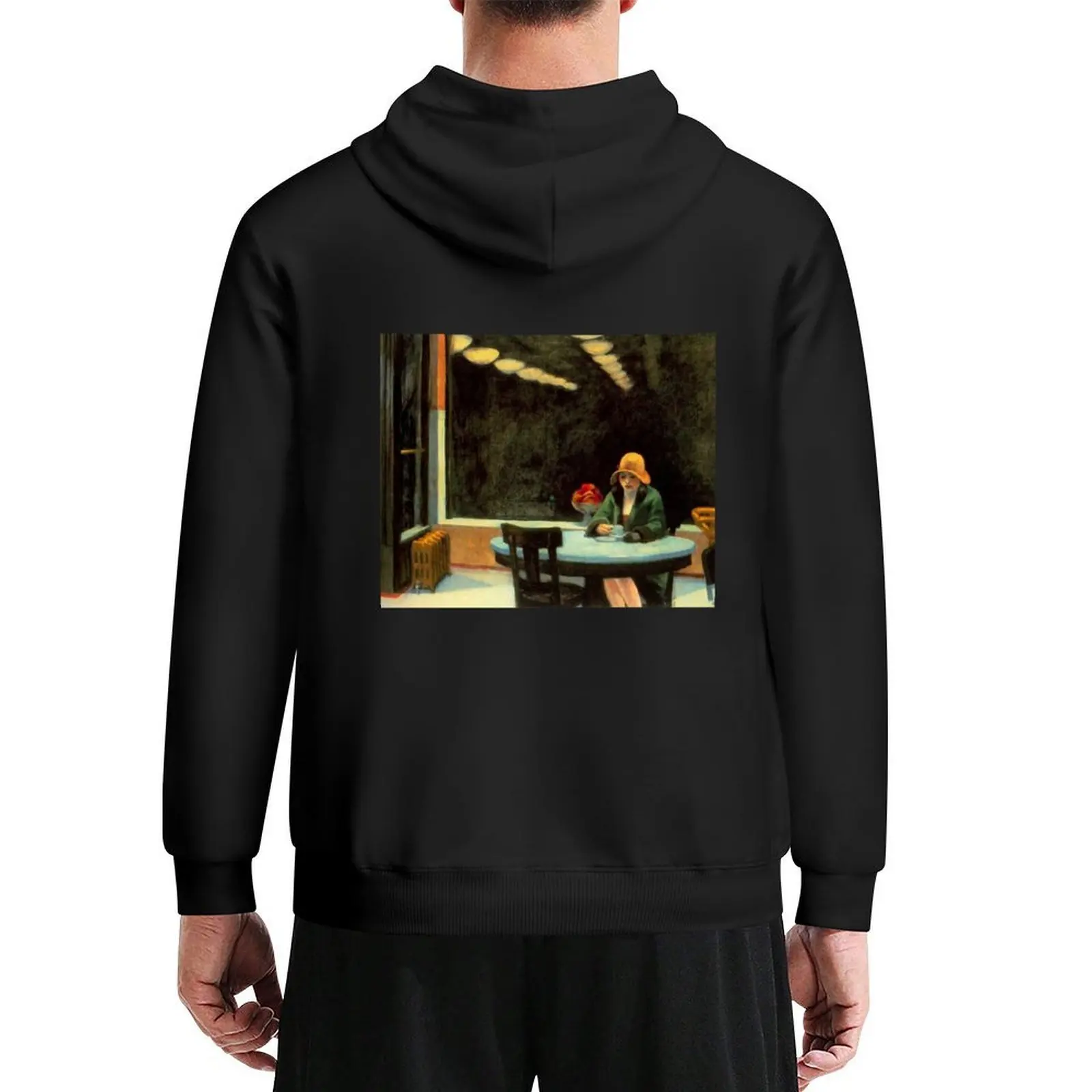 

AMERICAN ARTIST. Edward Hopper. Automat. 1927. Classic Hoodie men clothes men clothing men's clothes korean clothes man hoodie