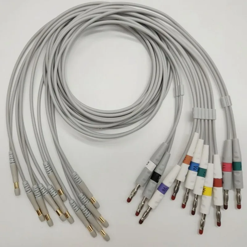 Compatible With Welchs Allyns ECG Machine Breakout Cable 400293 For Data Acquisition Box, Medicals Lead Wire