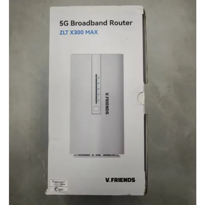 Unlocked ZLT 5G Router X300 Max Tri Bands 2.4/5/6GHz 5G Network Port WiFi 7 Be19000 Modem 5G NR 4G LTE CAT19 Broadband Sim CPE