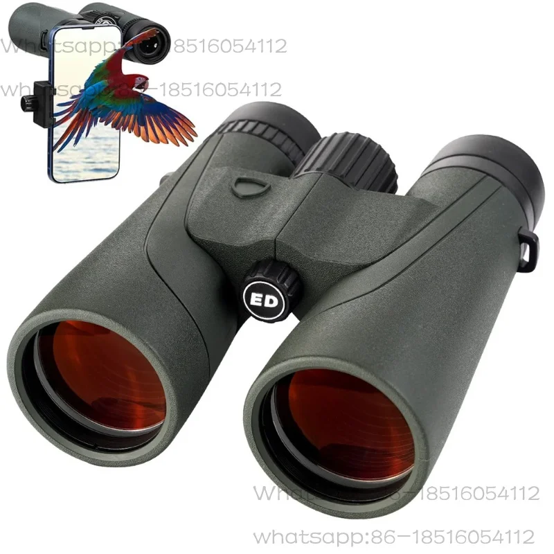 12x50 ED Binoculars for Adults-Professional HD Optical IPX7 Waterproof High Power BAK4 Prism Telescope for Bird Watching Travel
