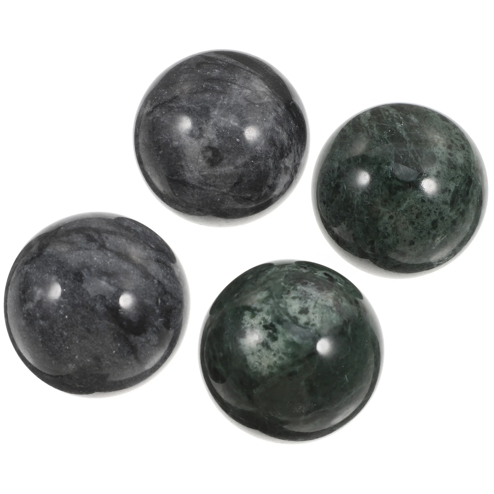 Round Marble Pattern Fitness Balls, Bola De Treinamento De Mão, Bola De Exercício De Saúde, Bola De Massagem De Mão, Beleza De Saúde, 4Pcs