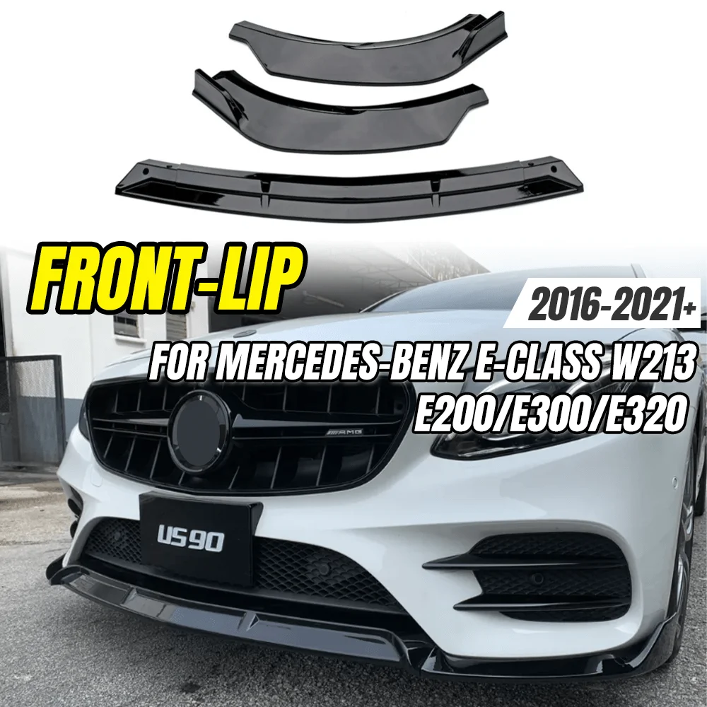 Mercedes E-Klasse W213 2016-2021 Frontspoiler Heckdiffusor Seitenschweller Karosserie-Kit E200 E300 E320 Exterieur-Styling-Upgrade