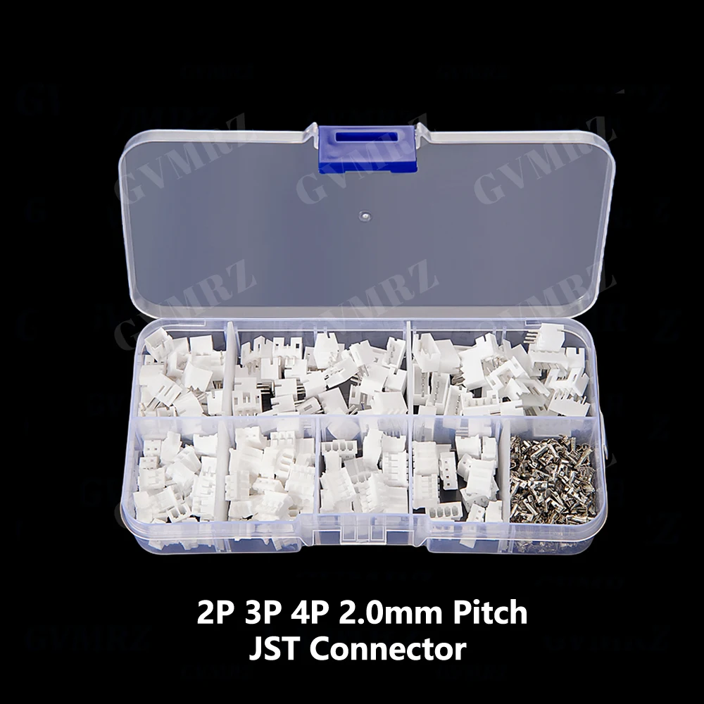 450PCS 2.0mm Pitch PH2.0 2p 3p 4p pin  Terminal Kit Housing Pin Header JST Connector Wire Adaptor PH Kits for 3D printer 