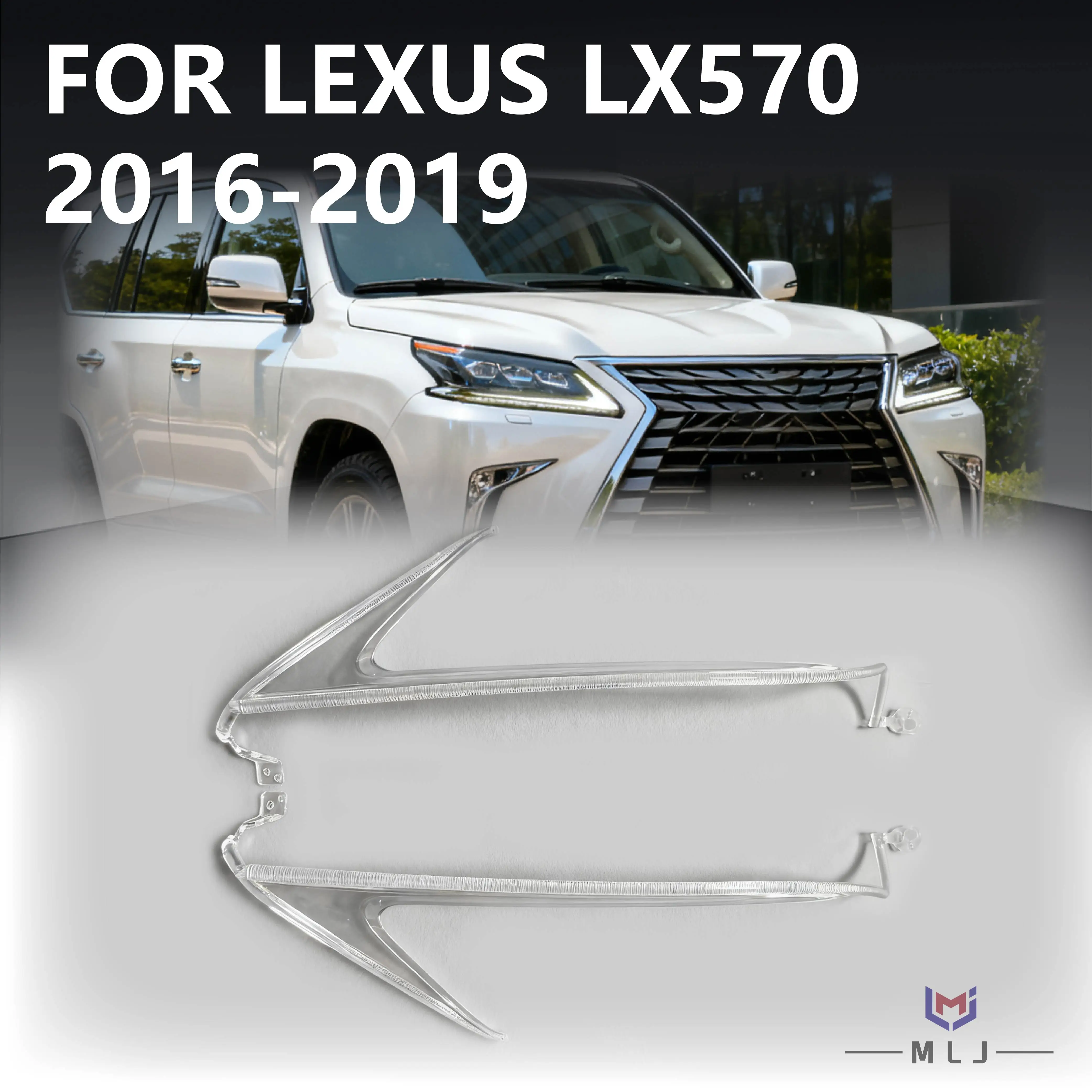 

DRL Light Guide Plate Daytime Running LED Light Tube Bar NEW For Lexus LX570 2016 2017 2018 2019 Headlight DRL Light Guide Strip