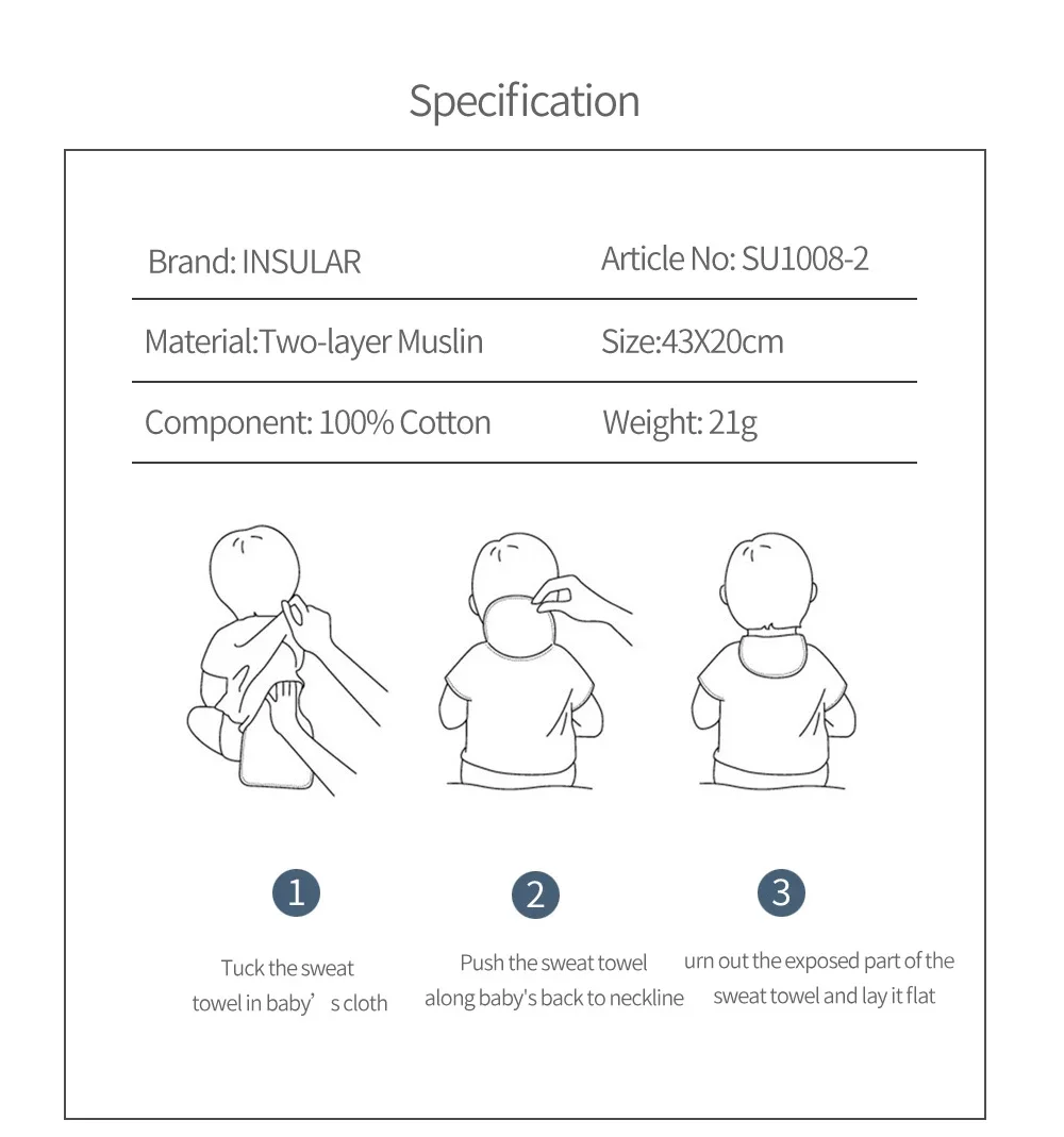 4 camadas de musselina toalha de suor do bebê gaze limpar suor volta algodão coisas do bebê crianças segurança absorção de transpiração pano de lavagem infantil