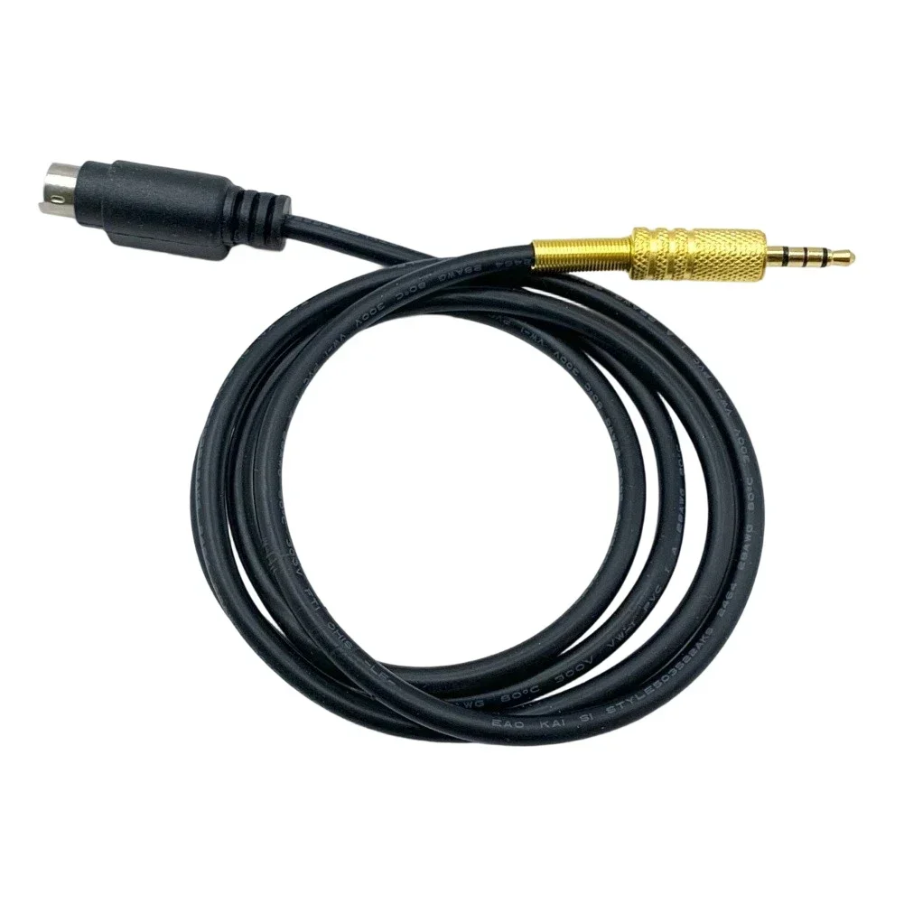 Radio Audio PTT Adapter Cable For Mini DIN 6-Pin To 3.5mm Stereo Connector Bidirectional Transfer For YAESU FT-891 857 817 991