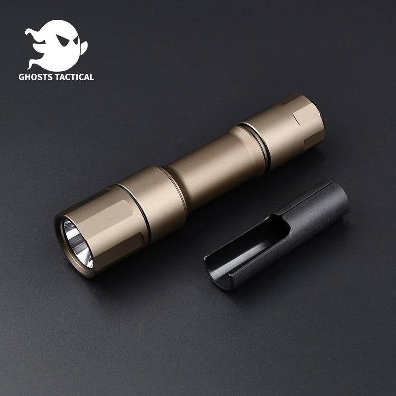 Tactical MCH Handheld Flashlight Cloud defensive Weapon Scout Light Powerful Portable Torch Rechargeable Outdoor Camping Hunting