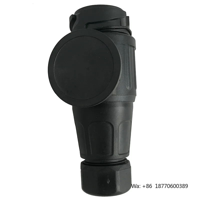 Chinese Manufacturer Design Plastic Copper 7 Pin Trailer Connector Trailer Plug Socket Truck Trailer Accessories 12V  N Type