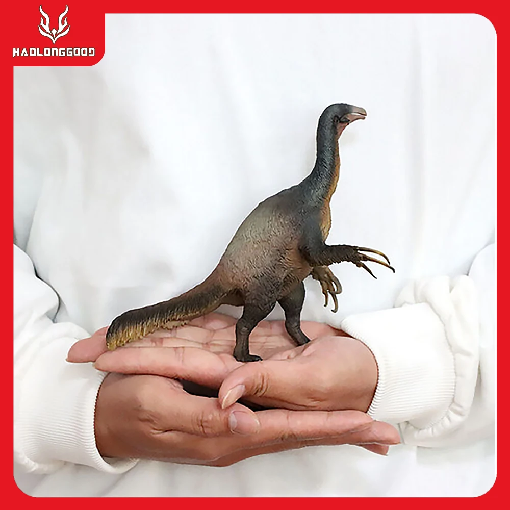 2024 New 19Cm Dinosaur Model 1/35 Yherizinosaurus Therizinosauridae Action Figure Simulation Toys Ancient Prehistroy Animal Gift