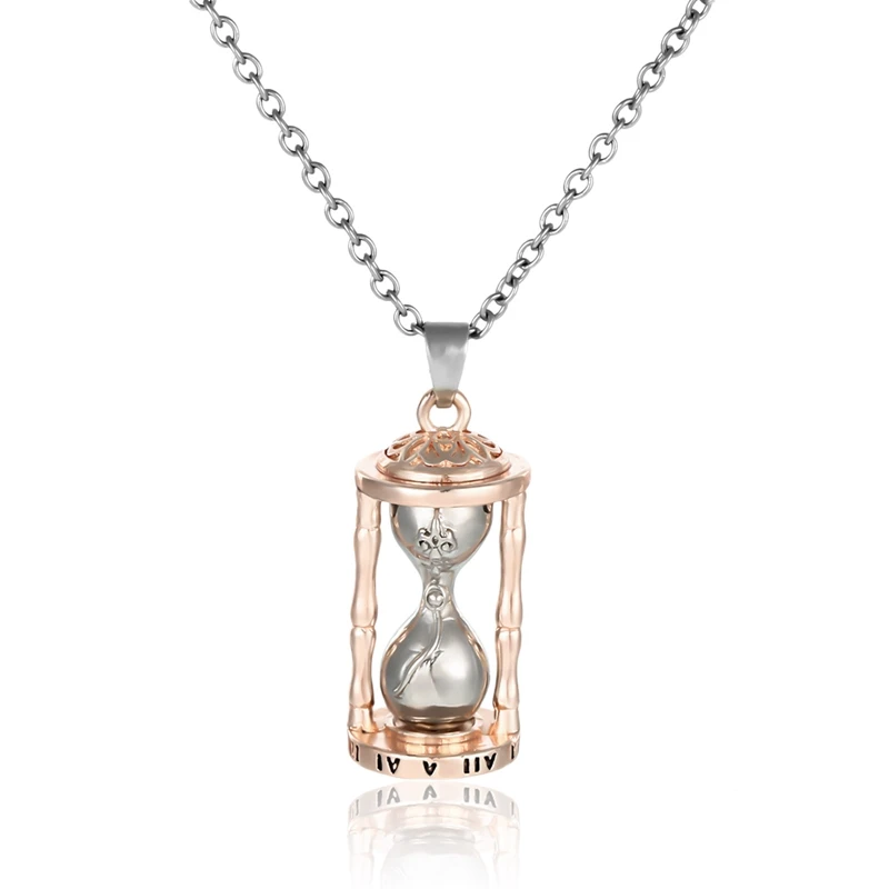 1PC Hourglass Urn Necklace Hourglass Glass Ashes Urn Necklace For Family Pet Ashes Urn Cremation Memorial Keepsake Jewelry Gifts