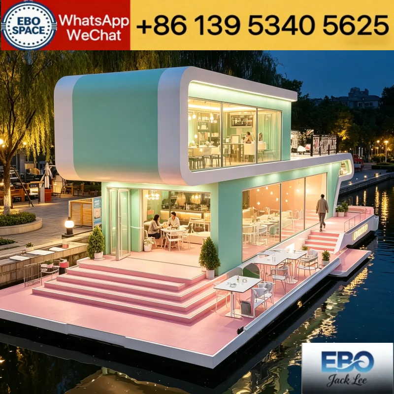 Flat Pack Detachable Container Prefab House Pre Wired Plumbing Portable Cabin Construction Site Worker Accommodation