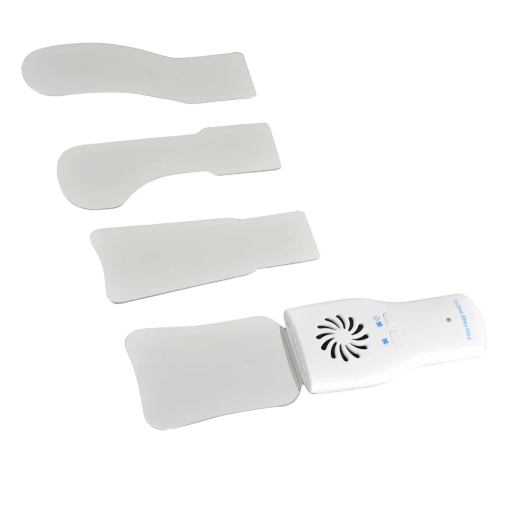 JUMTOP Dental Anti-fog Reflector Mirror with Comfortable Handle, 5 LED Intraoral Photography Mouth Mirror