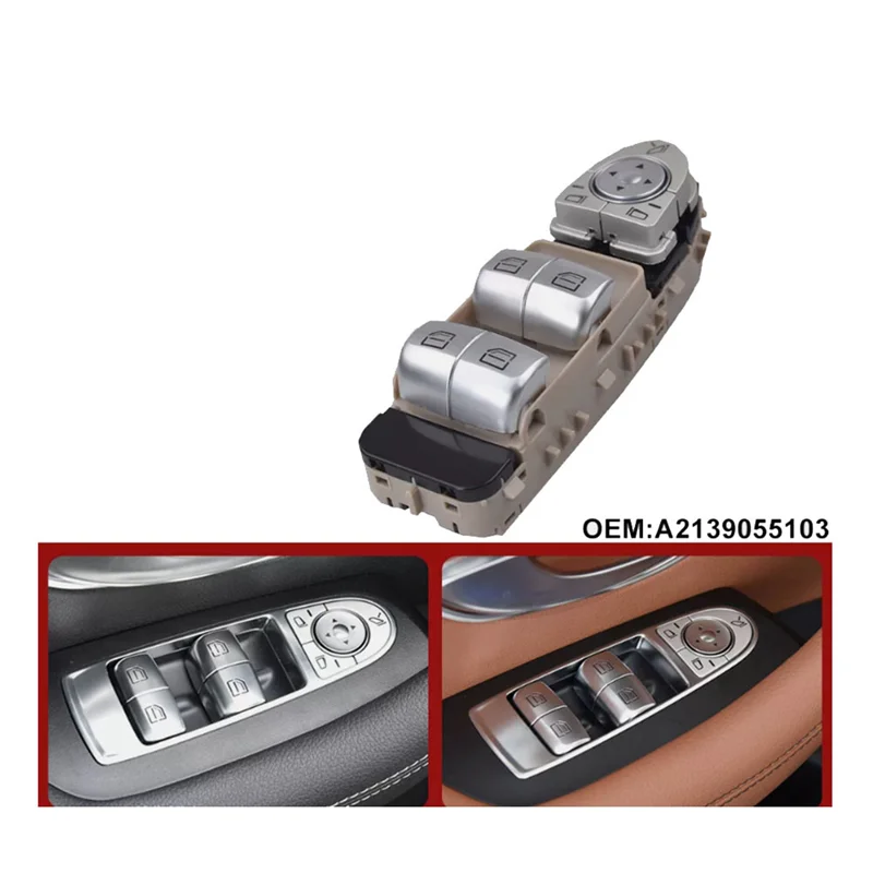 

Car Front Left Side Electric Power Window Lift Control Switch A2139055103 For Mercedes-Benz E CLASS W213 W238 LHD-AU62