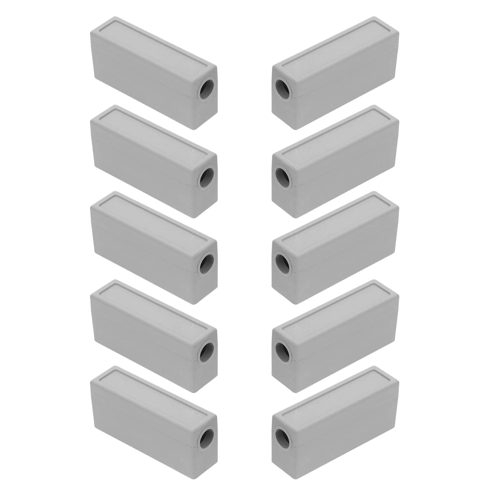 

10pcs Terminal Block Copper Grounding Terminal Strip High Conductivity Heat Resistant Electrical Bus Bar For Industrial