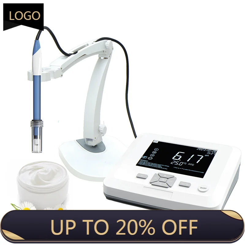 WEIAI High Precision Desktop 8in 1 PH/ORP/TDS/EC/Temp/Sal/Res/DO Cosmetic Lab Water Quality Tester Conductivity PH Meter Digital