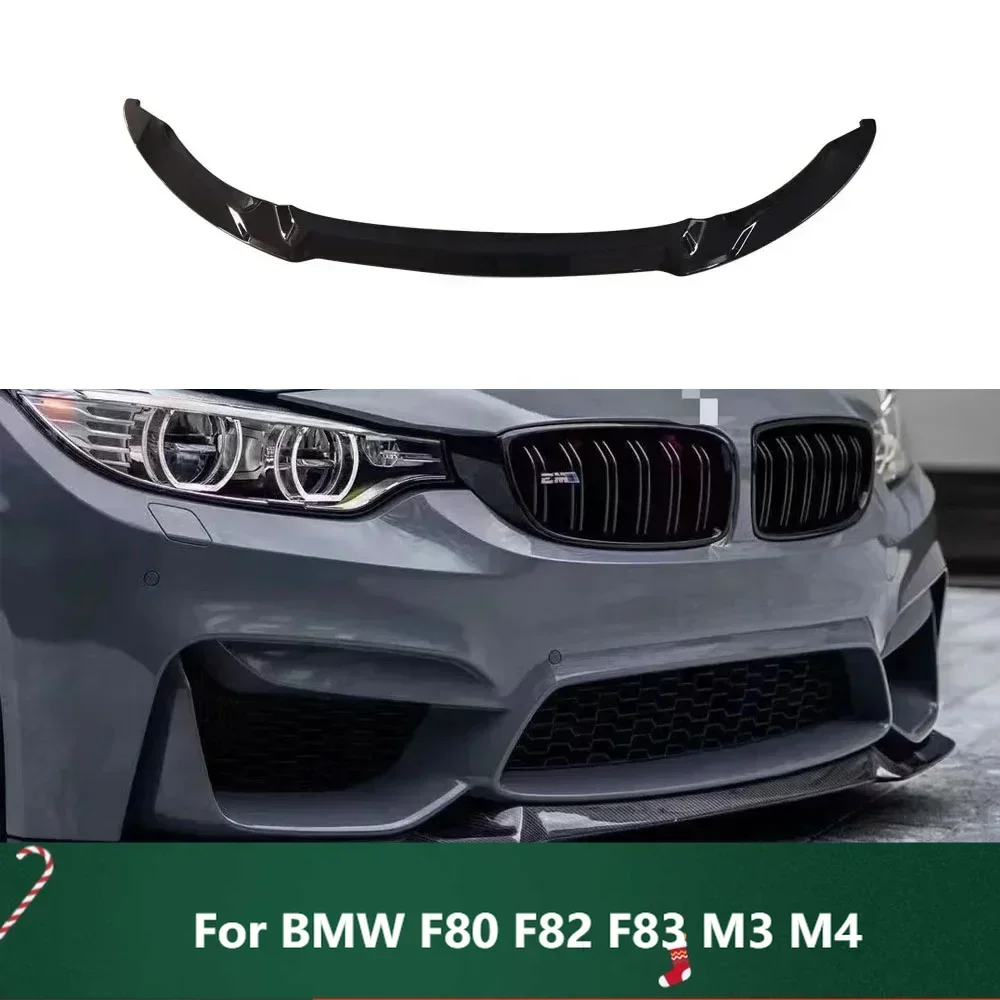 

New！Car Front Bumper Lip Spoiler Splitter CS Diffuser Splitter Cover Guard Bodykits 2014-2020 Tuning For BMW F80 F82 F83 M3 M4