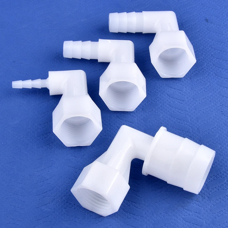 5~200 Pcs 1/2\'\' Female Thread Pagoda Elbow Connectors 4~25mm Garden Irrigation L-shaped Water Pipe Joint Fish Tank Hose Adapter